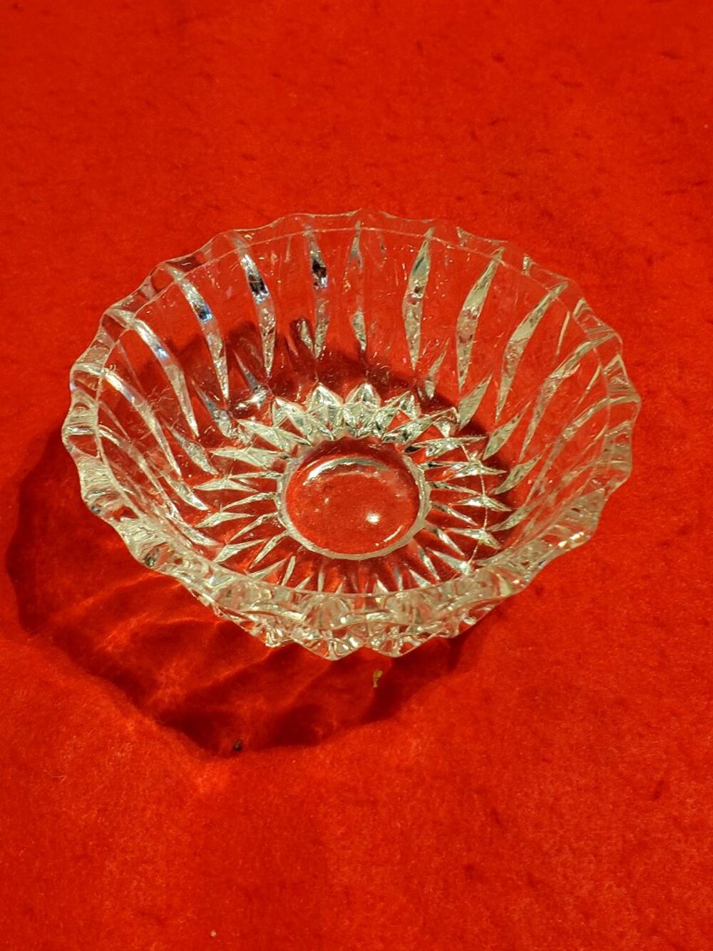 Vintage Crystal Dish - Mint Condition